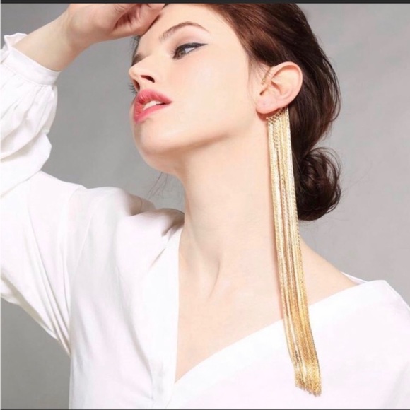 TRENDY LONG Earring - Picture 1 of 3